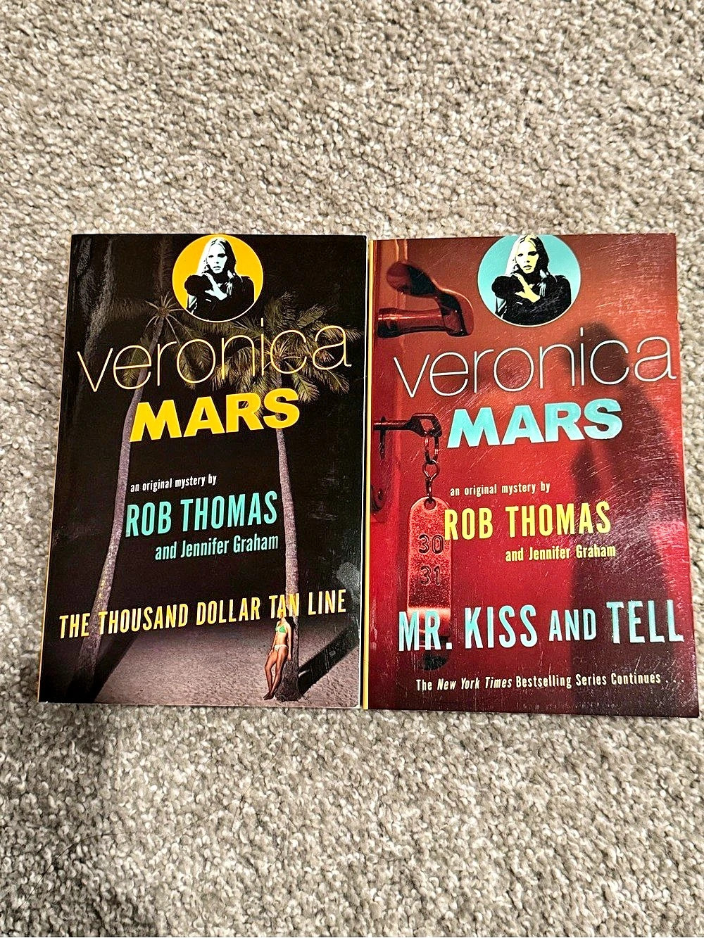 Veronica Mars book set: The Thousand Dollar Tan Line and Mr. Kiss and Tell